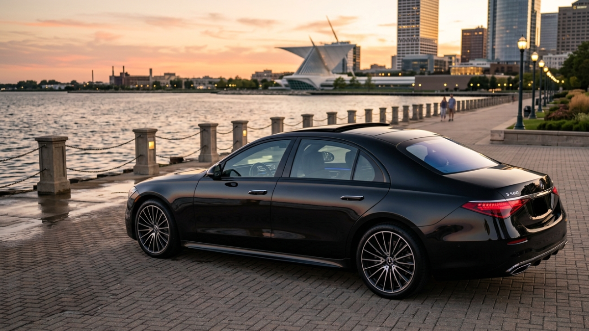 Mercedes S-Class for business travel between Milwaukee and Chicago